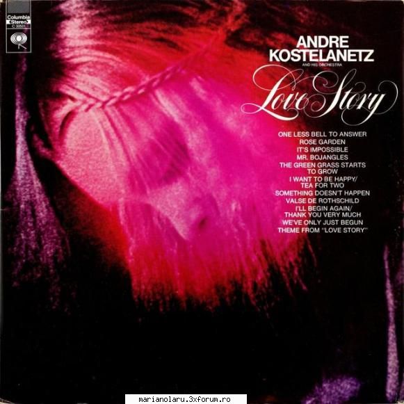 andr love story 01. andre theme from love story (2:57)02. andre one less bell answer (2:19)03.