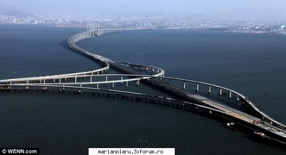 făcut parcă pentru ntrecerea podul care chineze qingdao şi huangdao, a devenit cel