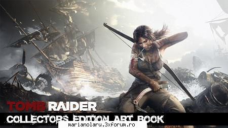 the art tomb raider edition artbook tomb raider video game. published square enix, tomb raider the