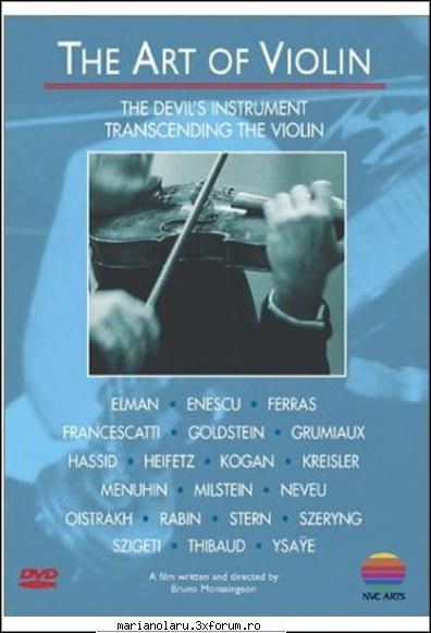 the art violin dvd5 pal 4:3 (720x576) vbr mpeg2 ~4630 kbps english french german spanish italian: