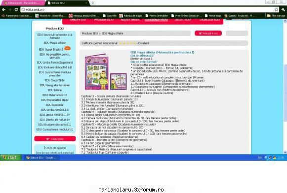 EDU Magia cifrelor (Matematica pentru clasa I) - Este un soft educational complex - PAGINA COPIILOR